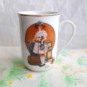 Norman Rockwell Vacation's Over 1981 Mug